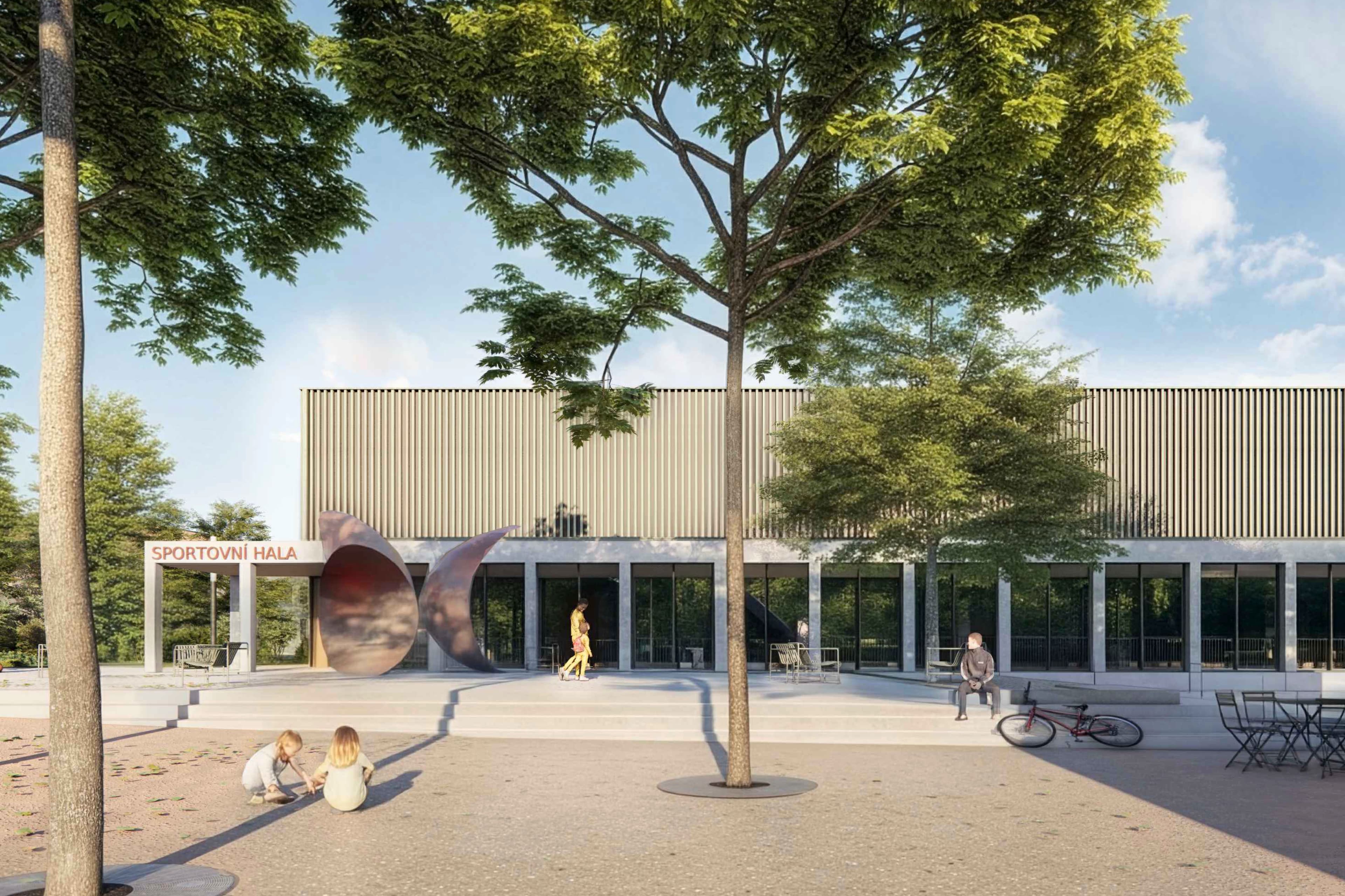 Vizualizace prostranství u horního vstupu